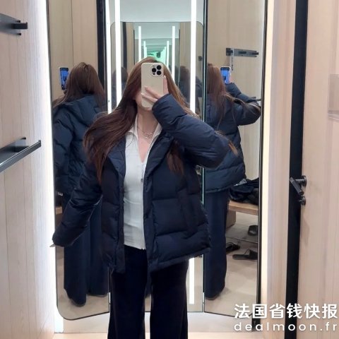 Lululemon海军蓝色！可用新人9折码Wunder Puff 女士羽绒夹克 600蓬松度