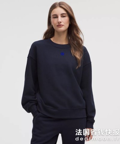 LululemonOversized Fleece Logo 卫衣