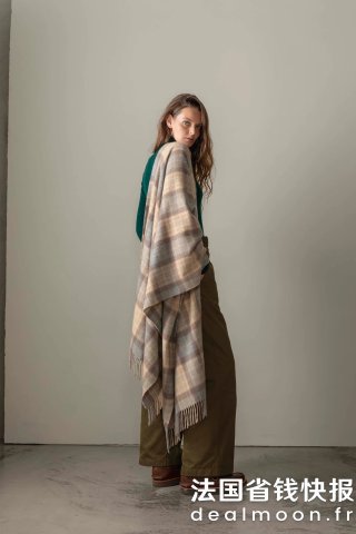 Heritage国内官方店¥3499！Made In Scotland 羊绒披肩 麦凯勒原色