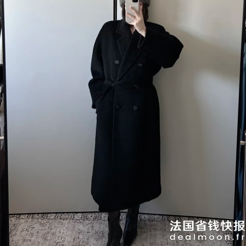 & Other Stories衣橱必备款啊！！101801平替& Other Stories 羊毛大衣 黑色