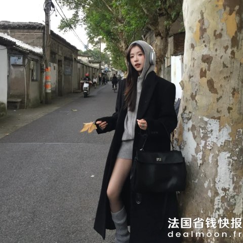 & Other Stories& Other Stories 单排扣黑色大衣