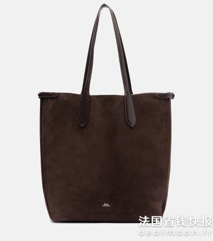 Polo Ralph Lauren麂皮拼皮购物包