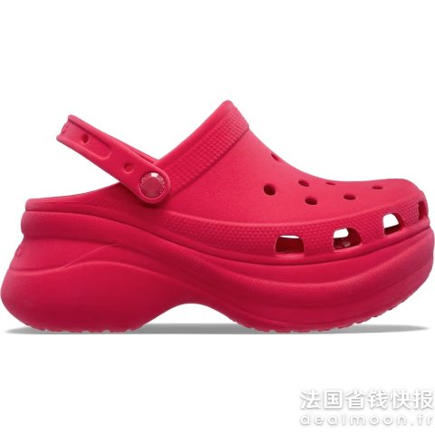Crocs丝绒鲸鱼洞洞鞋
