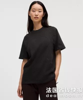 LululemonSLNSH 宽松有机棉女T恤