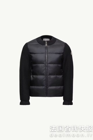 Moncler羊毛拉链针织开衫 加厚款