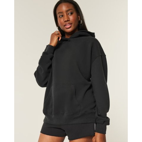 Hollister加大码连帽衫