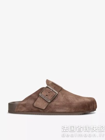 BalenciagaSunday 麂皮穆勒鞋