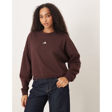 adidas Originalsadidas 卫衣 棕色抓绒