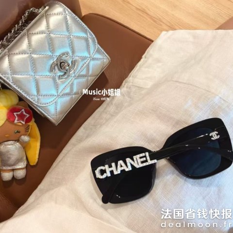 Chanel5422B方框墨镜