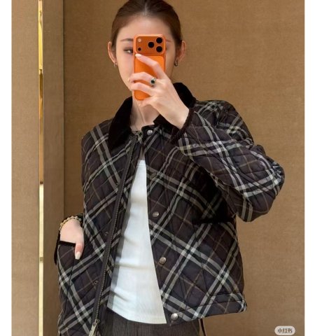  Oldham 格纹棉夹克