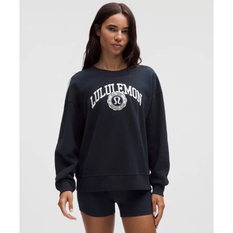 Perfectly Oversized Crew 图案卫衣