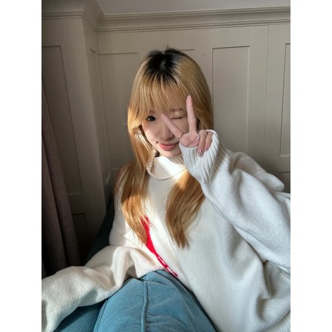 ADC圆领毛衣 米色