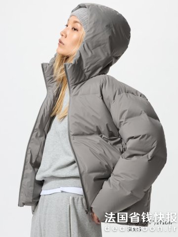 Uniqlo防水耐脏！！优衣库女款无缝羽绒服