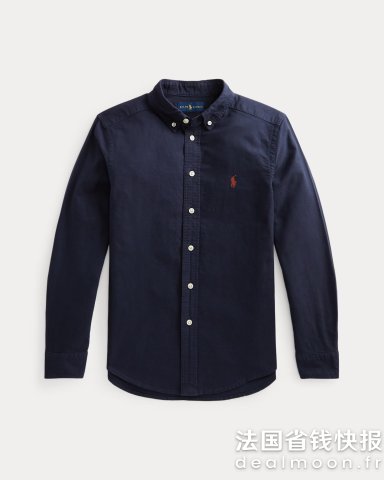 Ralph LaurenXL有染色棉牛津衬衫