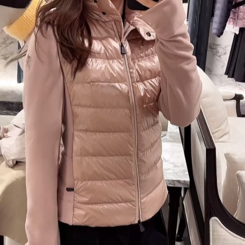 Moncler羽绒拼接开衫