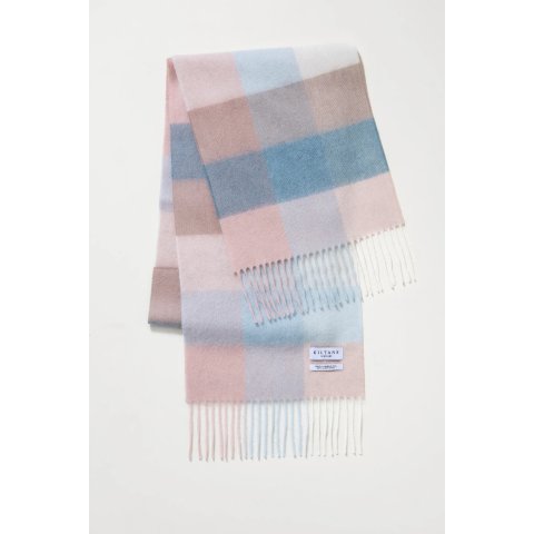 大牌同款三格围巾！这价格还要啥自行车三方格羔羊毛围巾