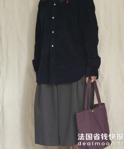 Ralph Lauren修身弹力灯芯绒衬衫 棉质