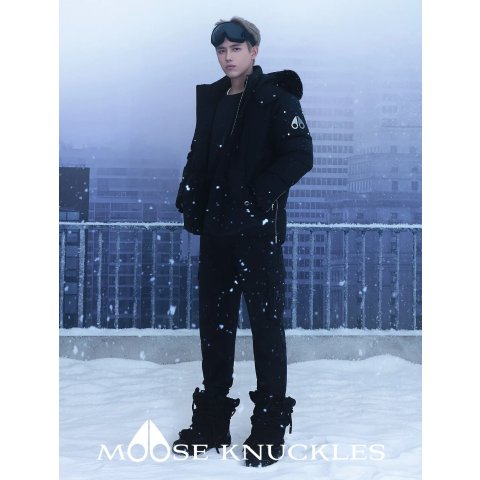 Moose Knuckles3Q皮毛一体夹克
