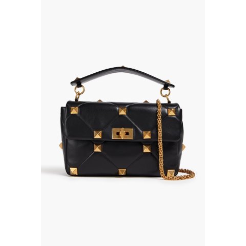 valentino Roman Stud 绗缝皮革单肩包