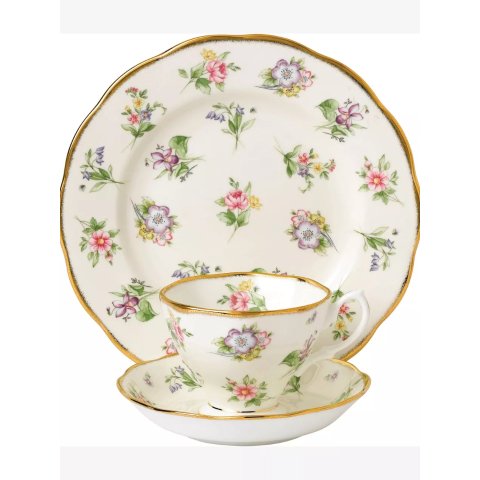 Royal Albert春草茶具三件套