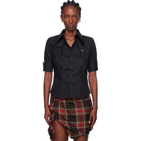 Short Sleeve 蓝色小提琴衬衫