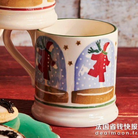 Emma Bridgewater圣诞滑冰场 马克杯
