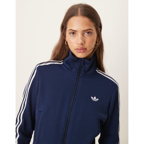 Adidas Firebird 海军蓝针织夹克