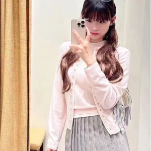 Maje水钻针织开衫