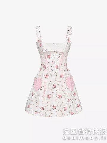 DealmoonHOUSE OF CB Marianella 印花棉连衣裙