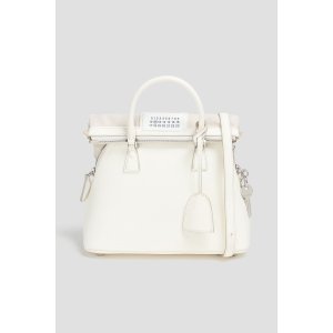 马吉拉 皮革帆布托特包