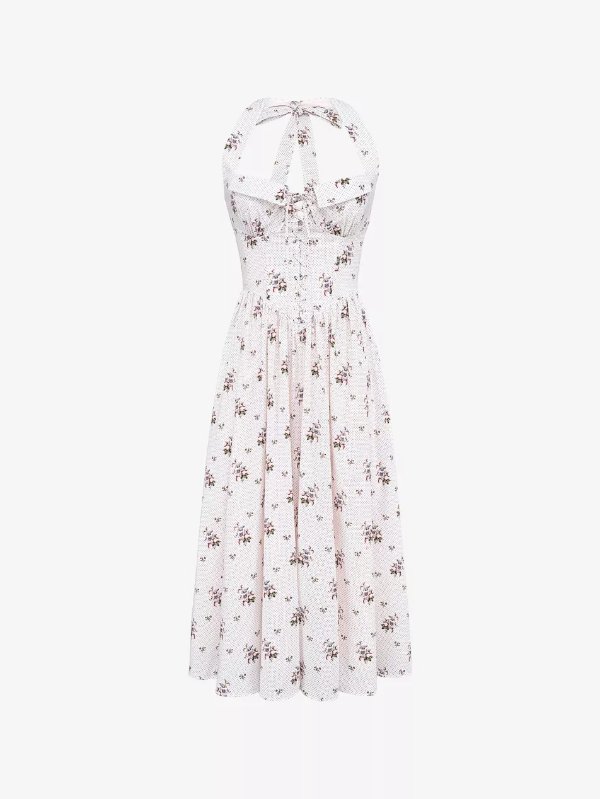 HOUSE OF CB Emilia 棉质吊带连衣裙