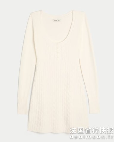 HollisterBabydoll 毛衣迷你连衣裙