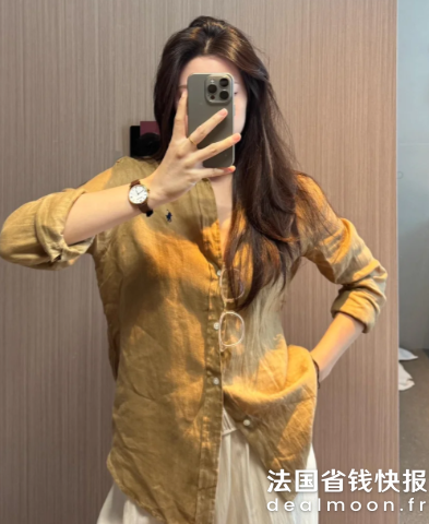 Ralph LaurenClassic 亚麻衬衫 常规版型