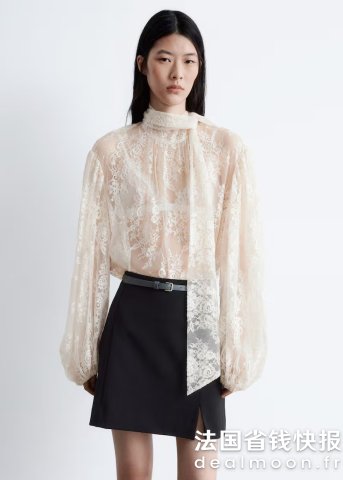 & Other Stories& Other Stories 高腰迷你裙 黑色