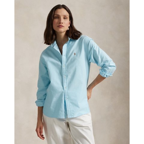 宽松纯棉牛津衬衫