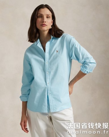 Ralph Lauren宽松纯棉牛津衬衫