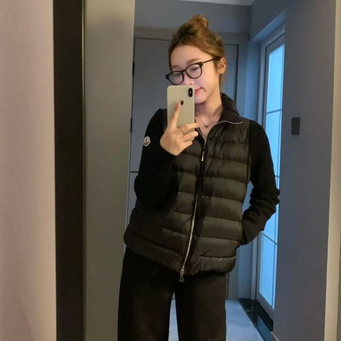 MONCLER 针织羽绒外套 