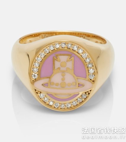 Vivienne WestwoodSussex 纯银镶嵌戒指