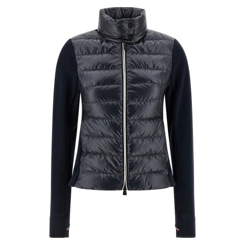 INUSWAY羽绒拼接开衫外套