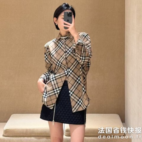 Burberry额外6折超划算！格子衬衫