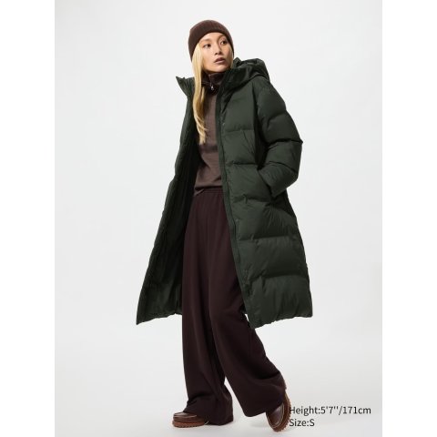 UNIQLO 女士无缝长款羽绒服