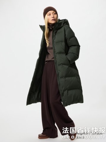 Uniqlo长款 零下20都不怕UNIQLO 女士无缝长羽绒服