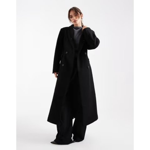 CLAUDIA LI 黑色高领正装大衣