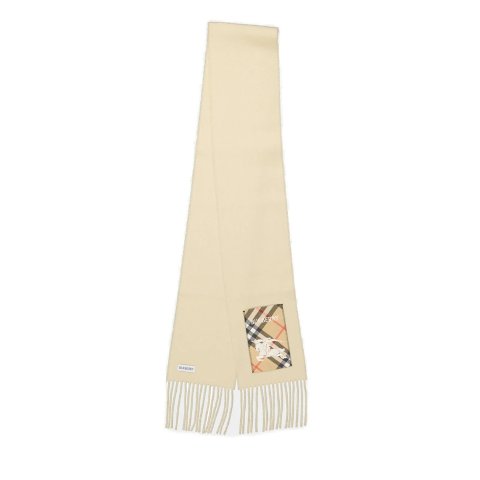 Burberry 格纹流苏围巾