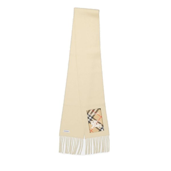 Burberry 格纹流苏围巾