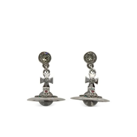 Orb 吊饰耳环 金色