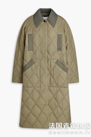 GanniQuilted 外壳大衣