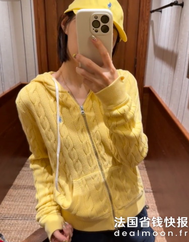 Ralph Lauren@超爱逛街的Yumiko拉链针织衫