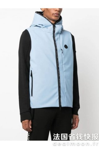 Moncler额外8折，用码：EXTRA20Allier马甲 蓝色