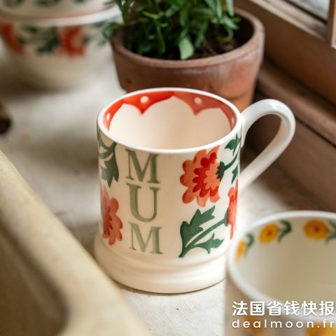 Emma BridgewaterChrysanthemum 1/2品脱马克杯